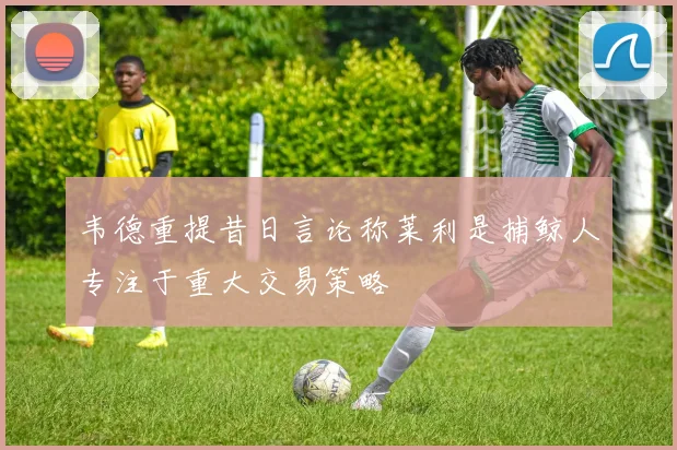 韦德重提昔日言论称莱利是捕鲸人专注于重大交易策略