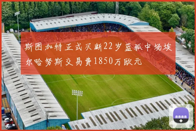 斯图加特正式买断22岁蓝狐中场埃尔哈努斯交易费1850万欧元